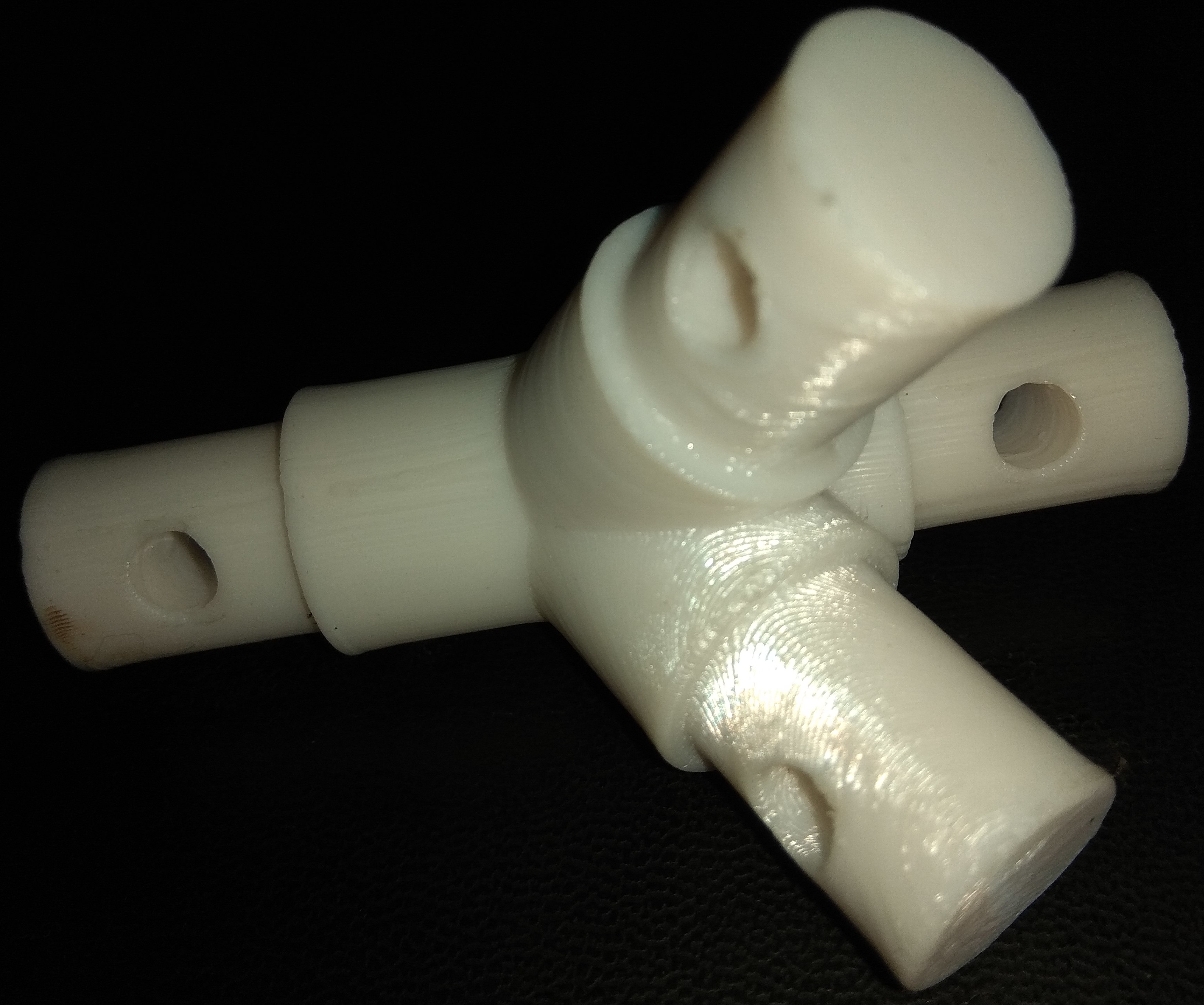 Star Tetrahedron Pipe Connector with Strut Support Connector